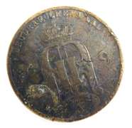 1884 Sweden 5 Ore Coin