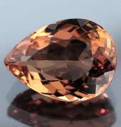 Stunning 8.58ct pear cut Imperial Topaz