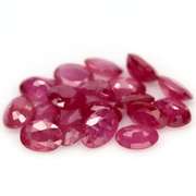 Simply gorgeous violet red 9.55ct Ruby set