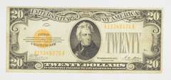 1928 $20 Gold Certificate Note