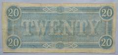 $ 20 1864 Confederate States Note