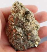 Large multi-crystal 1,290.5ct naturally entwined Pyrite