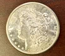 1890-S Morgan Silver Dollar BU