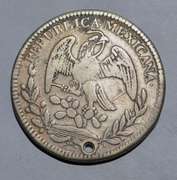 Mexico 1846 Chihuahua Cap And Rays 8 Reales