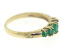 Stunning Yellow Gold Emerald Ring