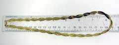 Italian FAS Sterling Silver Twisted Herringbone Necklace