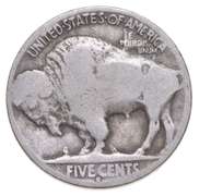 1913-S Indian Head Buffalo Nickel - Type 2