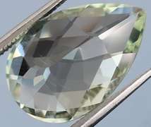 Brilliant 4.68ct natural platinum green Amethyst