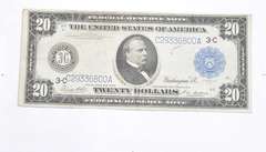 1914 $20.00 Philadelphia, PA. Federal Reserve Large Note