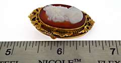 Vintage 14kt Cameo Pendant/Brooch