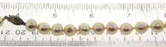 Elegant Peach Baroque Pearl Necklace