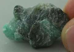 Exceptional 18.96ct raw Emerald in matrix