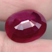 Huge 11.16ct rich blood red Ruby