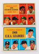 2 Topps 1961 Leaders Baseball Cards