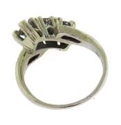 Preferred White Gold 2cts Diamond Bypass Ring