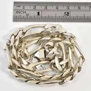 Popular Heavy Sterling Figaro Necklace