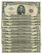 16 Great assorted 1953/63 $5 Red Seal Notes