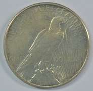 Fully struck 1935-P Peace Silver Dollar. Unc Details