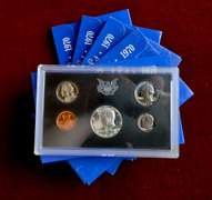 5 x 1970-S US Proof Sets