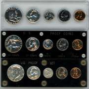 1960, 1961, & 1964 Gem Proof Sets in custom holders