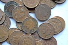 50 Indian Cents From A Hoard