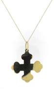 Luxurious 18kt Orthodox Cross Necklace