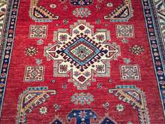 EXQUISITE FINE SUPER KAZAK RUG 5'X7'