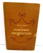 1895 Suburban Architecture Antique Book