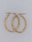 14kt Solid Yellow Gold Hoop Earrings