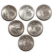 Gem Silver BU Roosevelt Dime Lot