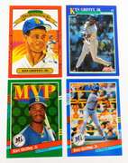 4 Ken Griffey, Jr. Baseball Cards