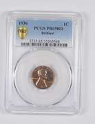 PR65 RD 1936 Lincoln Wheat Cent - Brilliant - Graded PCGS