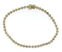Brilliant Yellow Gold Diamond Tennis Bracelet