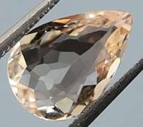 Simply gorgeous 1.42ct UNHEATED peach pink Morganite