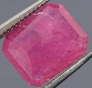 Heated only! Vibrant .91ct pinkish red Ruby