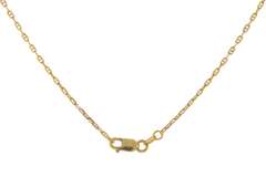 Simple Yellow Gold Gucci Link Necklace