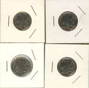 4 Choice to Gem BU Buffalo Nickels 1935 to 1937