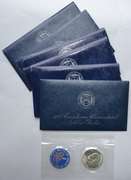 6 1971- 1974 Blue Pac Ike Silver Dollars