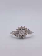 14kt White Gold Diamond Cocktail Ring