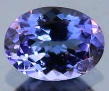 Stunning 1.26ct violet blue Tanzanite