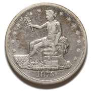 1876 S Trade Dollar