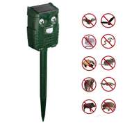 Solar Ultrasonic Animal Repeller PIR Motion Sensor