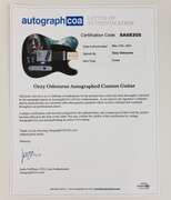 Ozzy Osbourne Signed Fender Album Lp Cd Art Photo Guitar BAS Witness