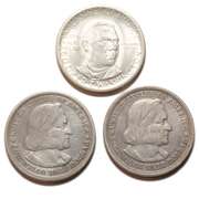 2 1893 Columbian Expo Halves &1946 S BU BTW Half