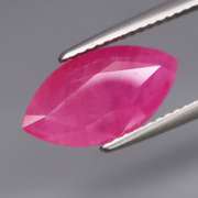 Marquise cut! 3.30ct heated only Mozambique Ruby