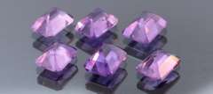 Glittering 12.38ct 6pc real Brazilian Amethyst set