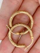 14kt Solid Yellow Gold Hoop Earrings