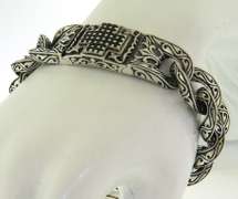 Scot Kay Black Sapphire Cross Bracelet