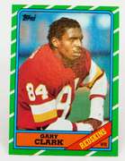 Gary Clark, Redskins 1986 Rookie Football Card