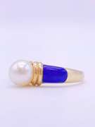14kt Gold Pearl Cocktail Ring